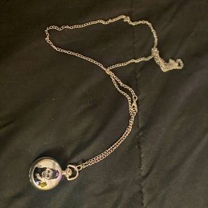 Audrey Hepburn necklace stopwatch